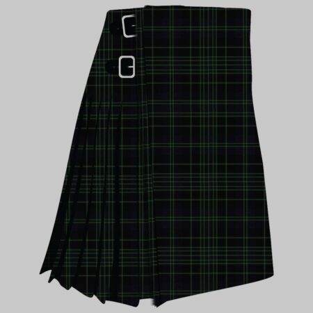 Clergy Green Modern Tartan Kilt