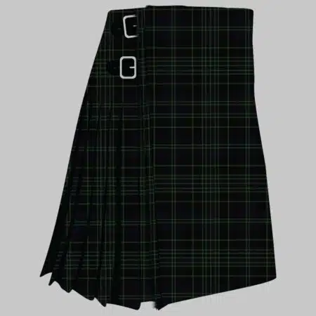 Clergy Green Modern Tartan Kilt