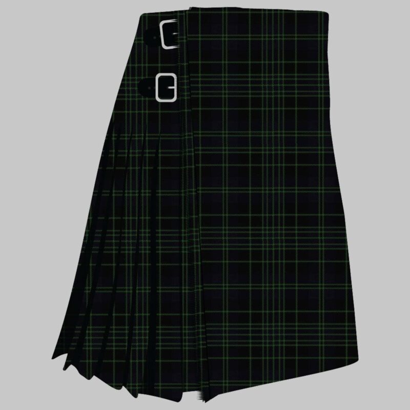 Clergy Green Modern Tartan Kilt