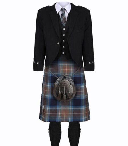 Holyrood Black Jacket Kilt Outfit
