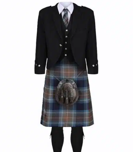 Holyrood Black Jacket Kilt Outfit
