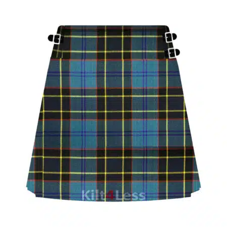 Air Force Tartan Kilted Skirt For Women