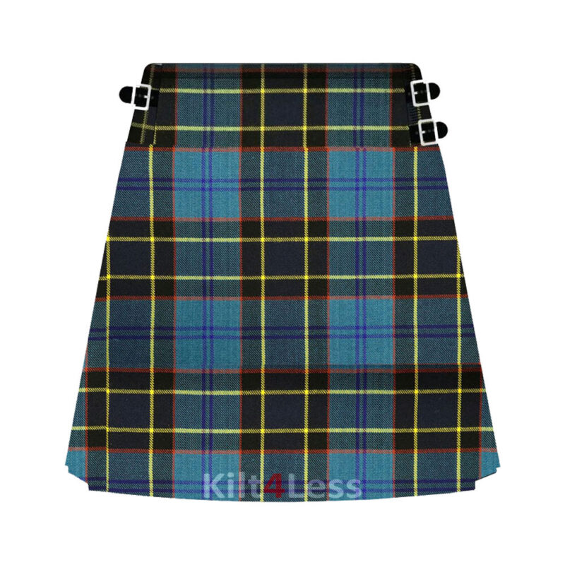 Air Force Tartan Kilted Skirt For Women