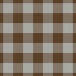Border Shepherd's Check Brown and White Ancient
