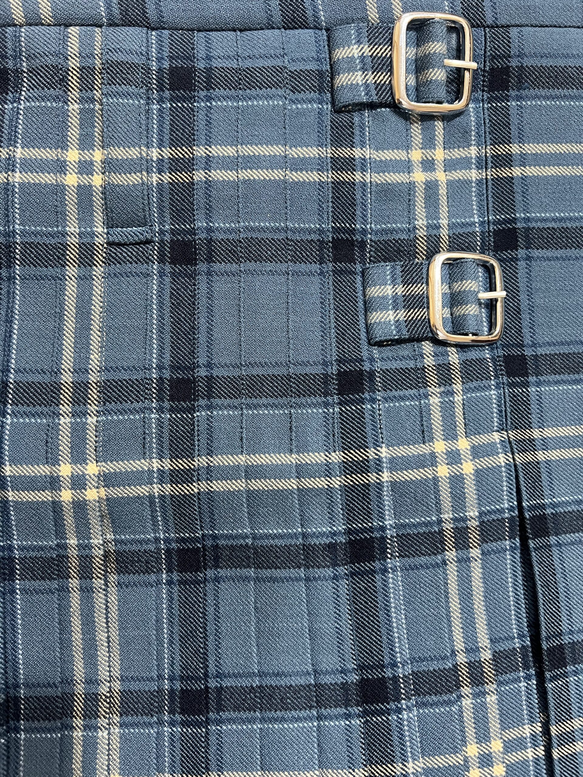 Highland Sky Tartan Kilt - Image 10