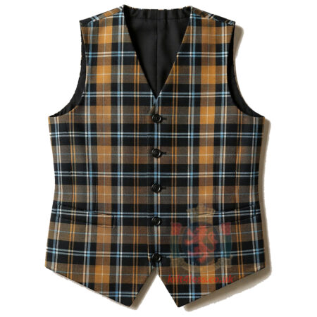Hebridean Sunrise Tartan Vest