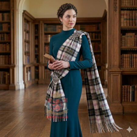 Macpherson Dress Tartan Woman Sash