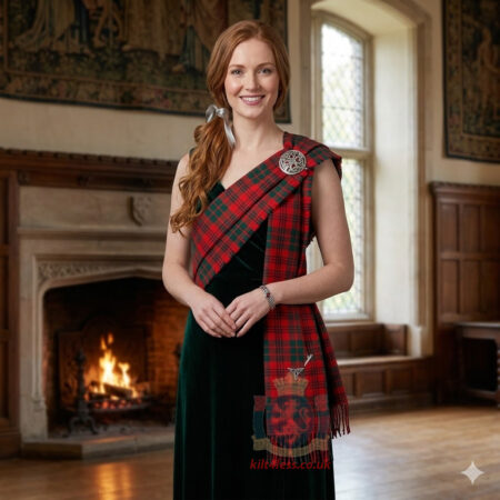 Ross Red Tartan Woman Sash