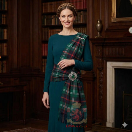 Sutherland Old Modern Tartan Woman Sash