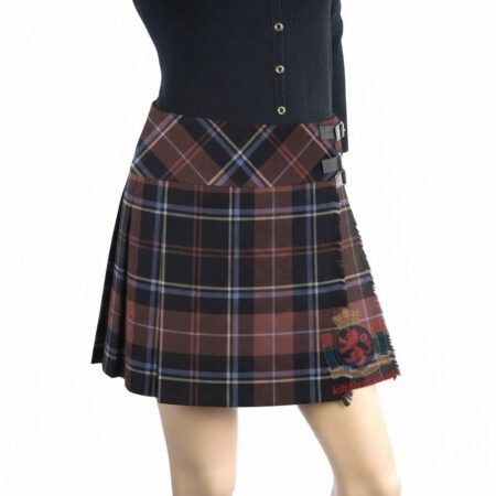 Hebridean Sunrise Tartan Mini Skirt