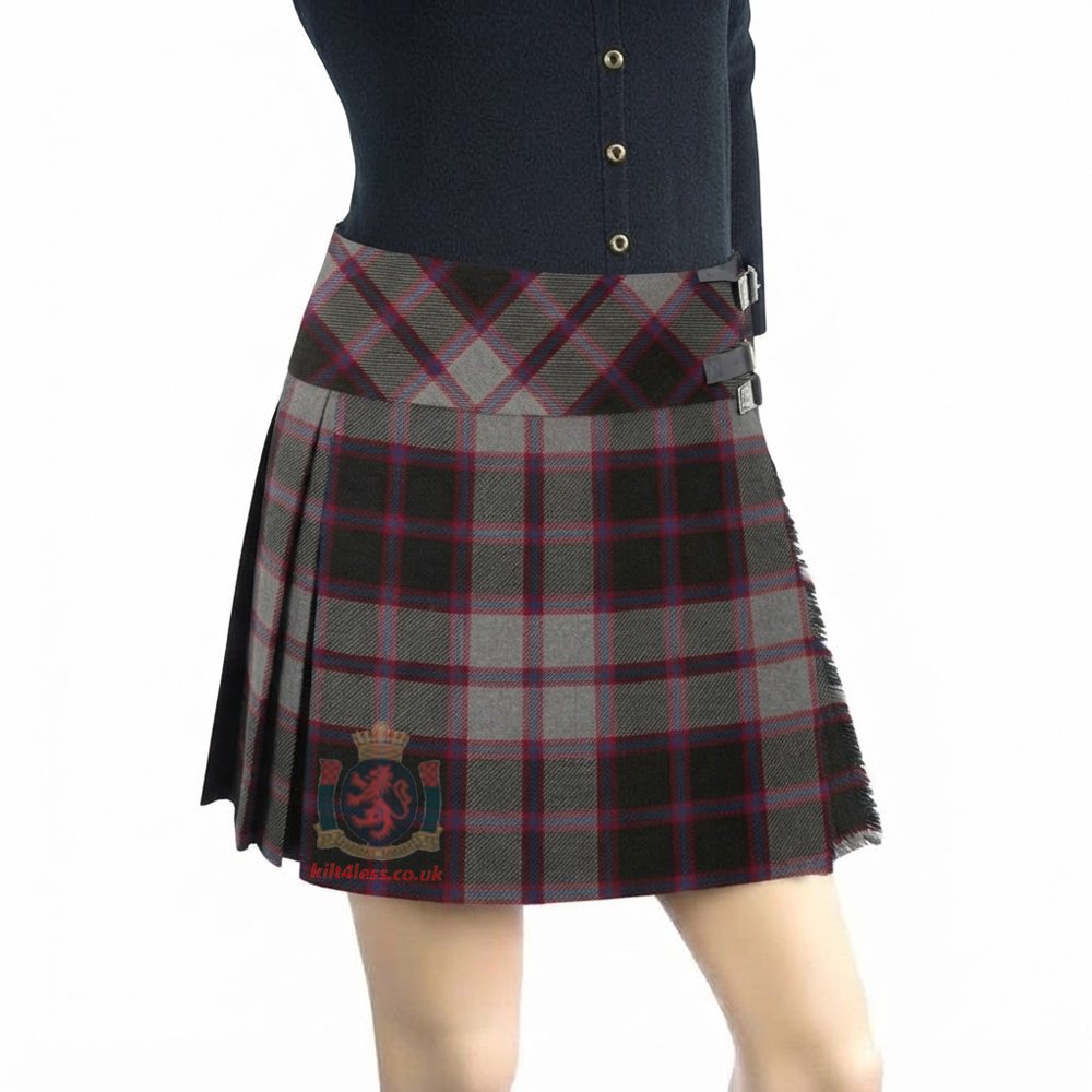 Macpherson Hunting Modern Tartan Mini Skirt